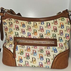Dooney and Bourke Monogram 1975 Rainbow Purse